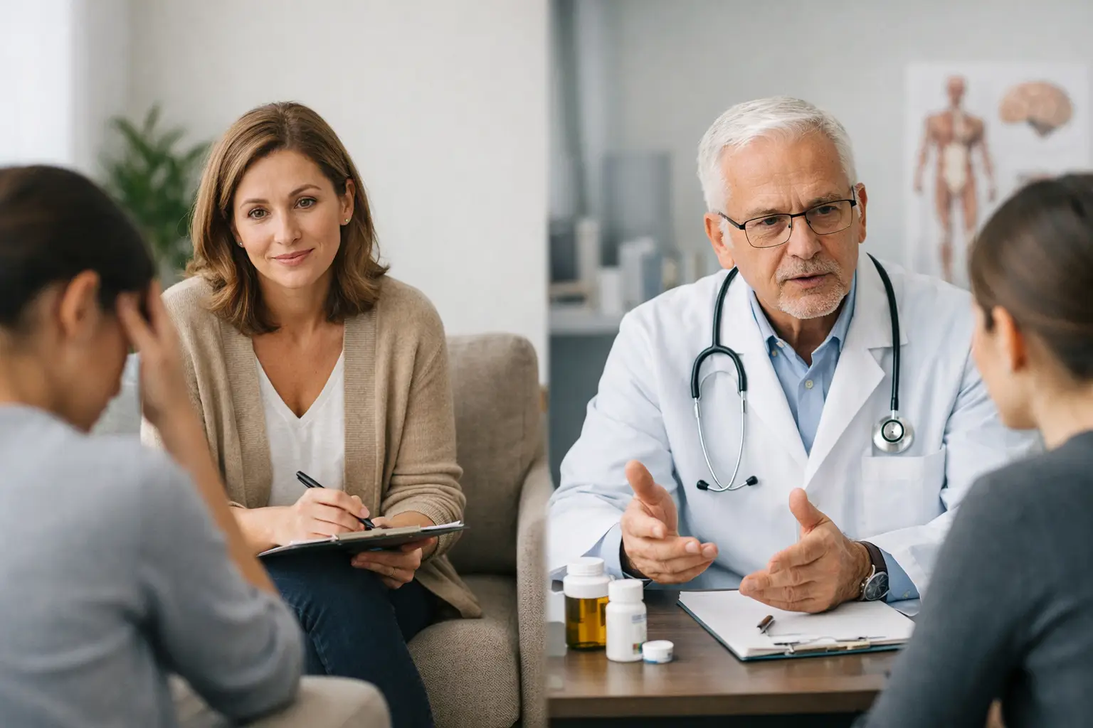 Counseling vs Psychiatry for Anxiety